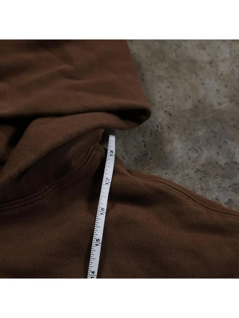 YZY Gap Hoodie Youth Small Brown Pullover Sweatshirt Cropped Boxy Fit‎